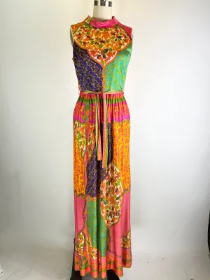 Psychedelic Print Dress
