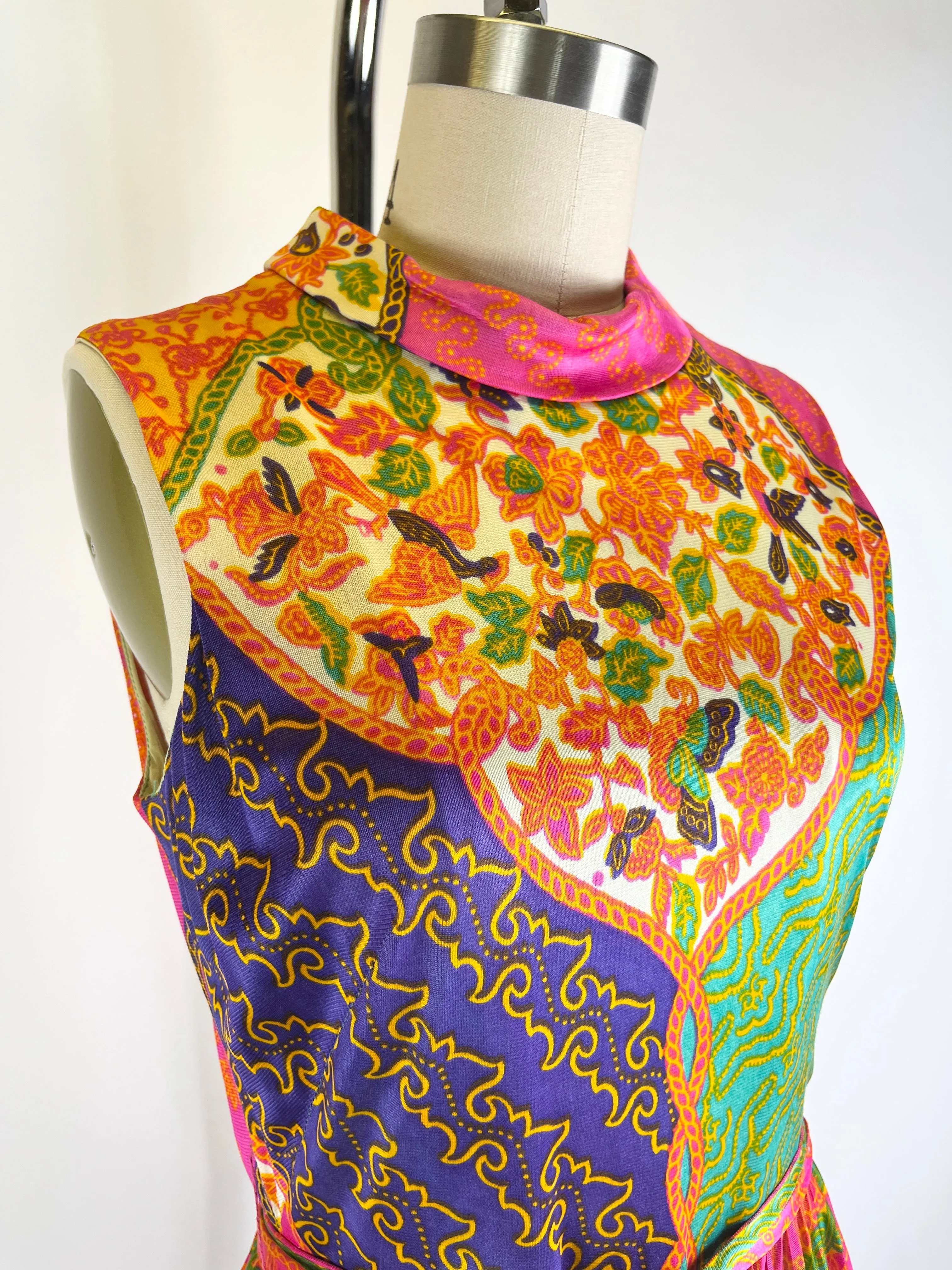 Psychedelic Print Dress