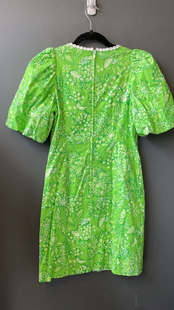 Puff Sleeve Shift Dress
