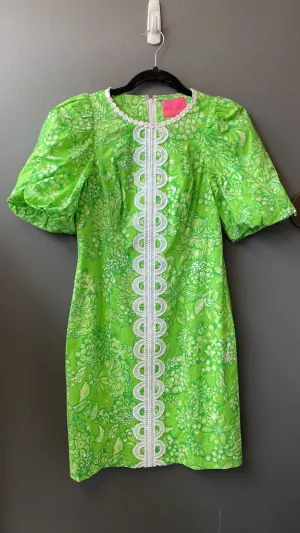Puff Sleeve Shift Dress