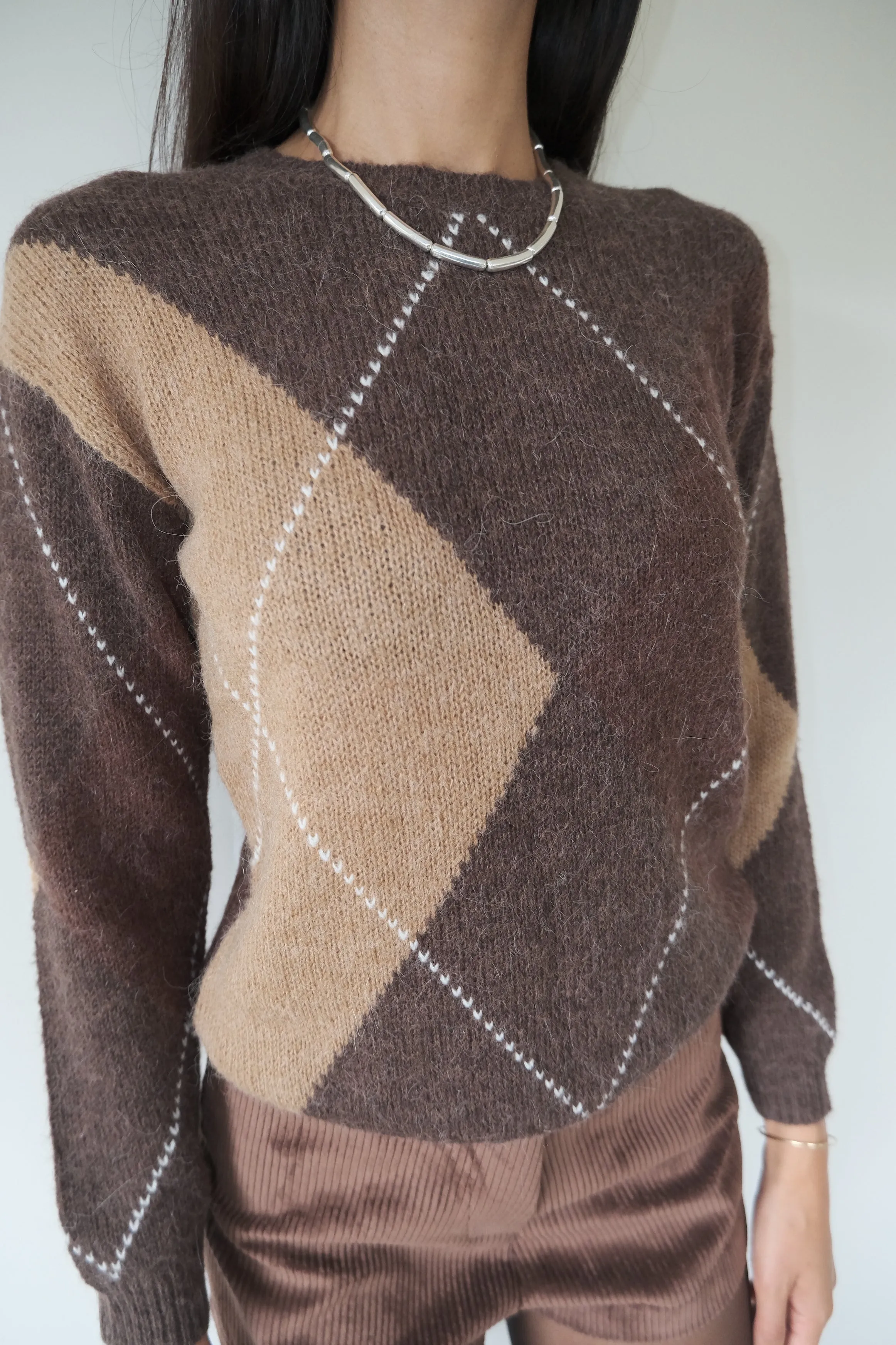 pull losange burli