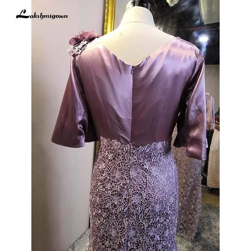 Purple Mother of the Bride Groom Dresses Mermaid