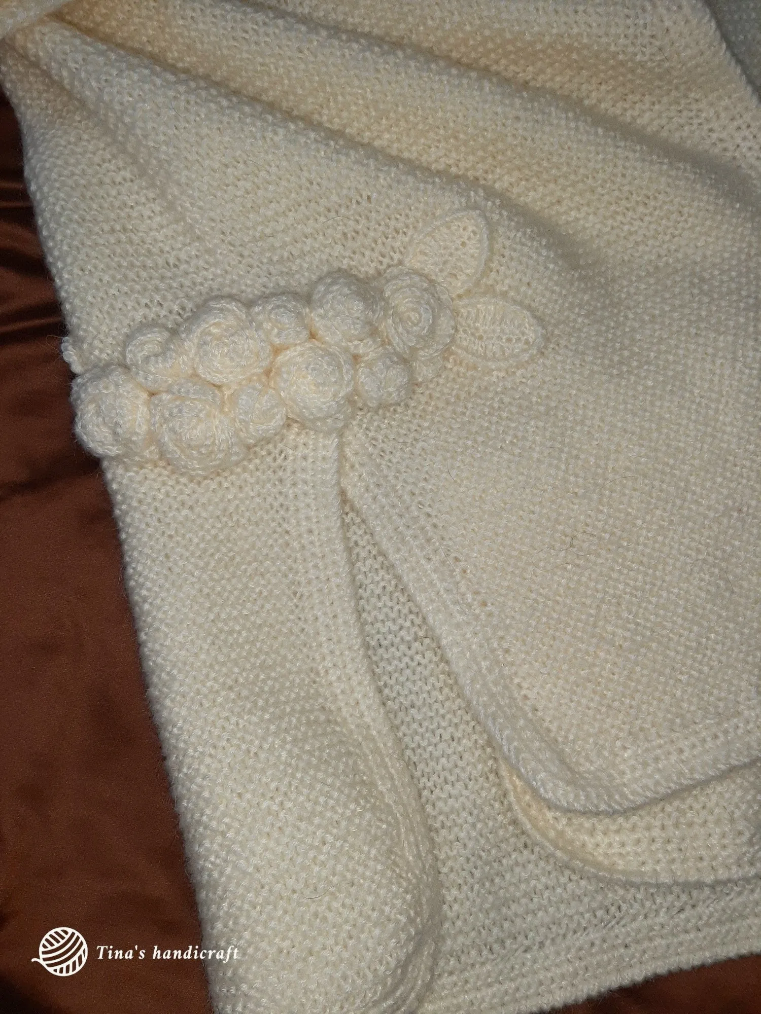 "Fantasy binding" cardigan