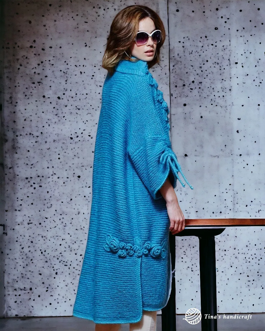 "Fantasy binding" cardigan