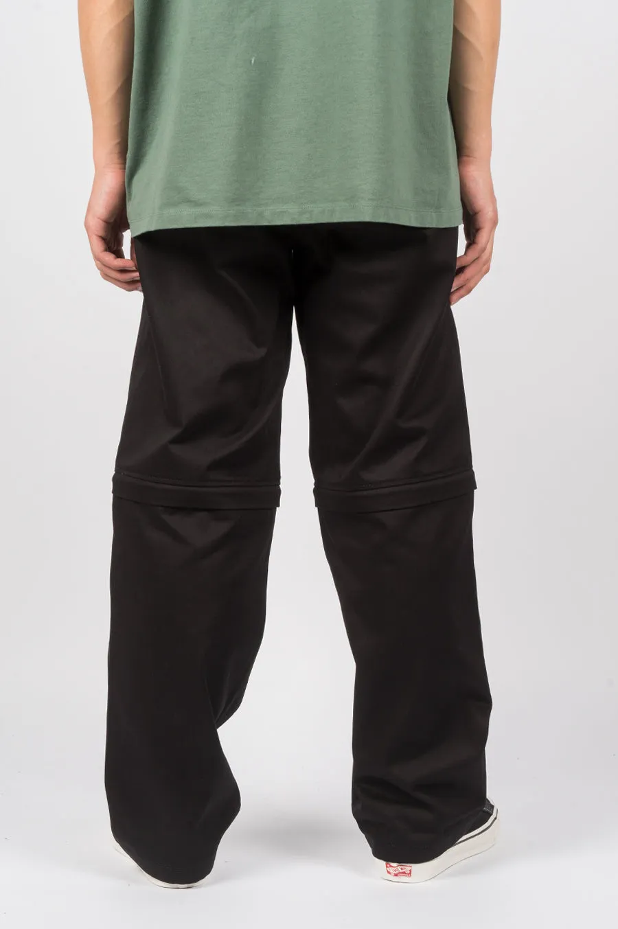 RASSVET ZIP OFF CHINOS BLACK