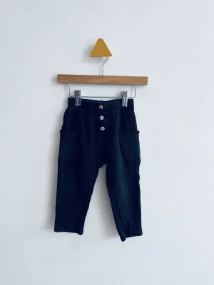 Ribbed Pocket Pants // 2-3Y