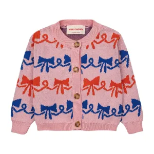 Ribbon Bow All Over Cardigan