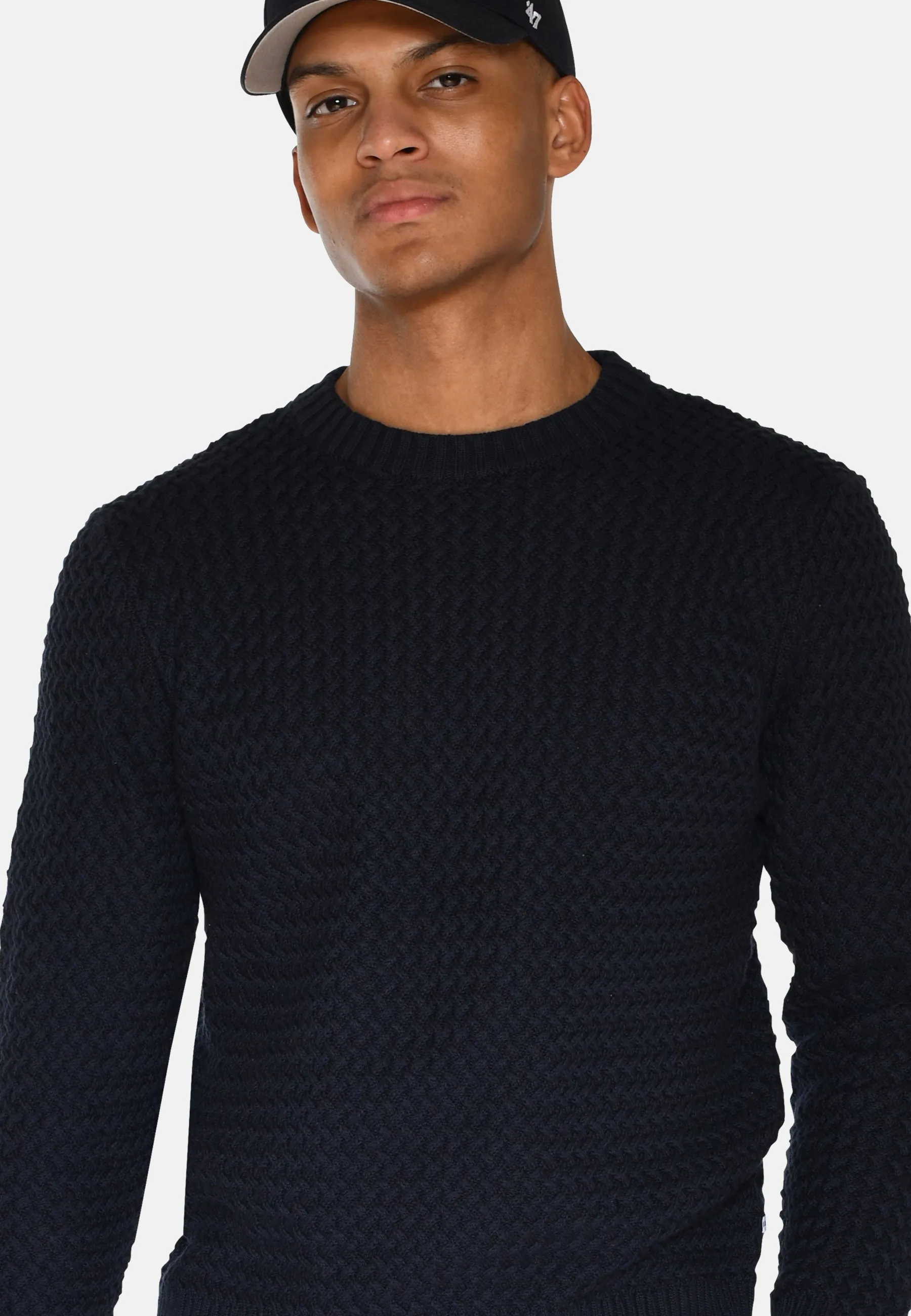 Roland knitted jumper 4123 - Sky Captain