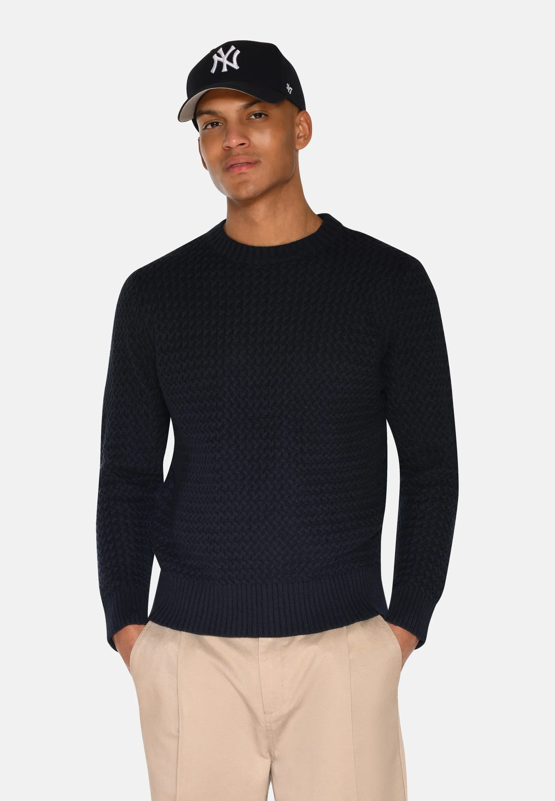 Roland knitted jumper 4123 - Sky Captain