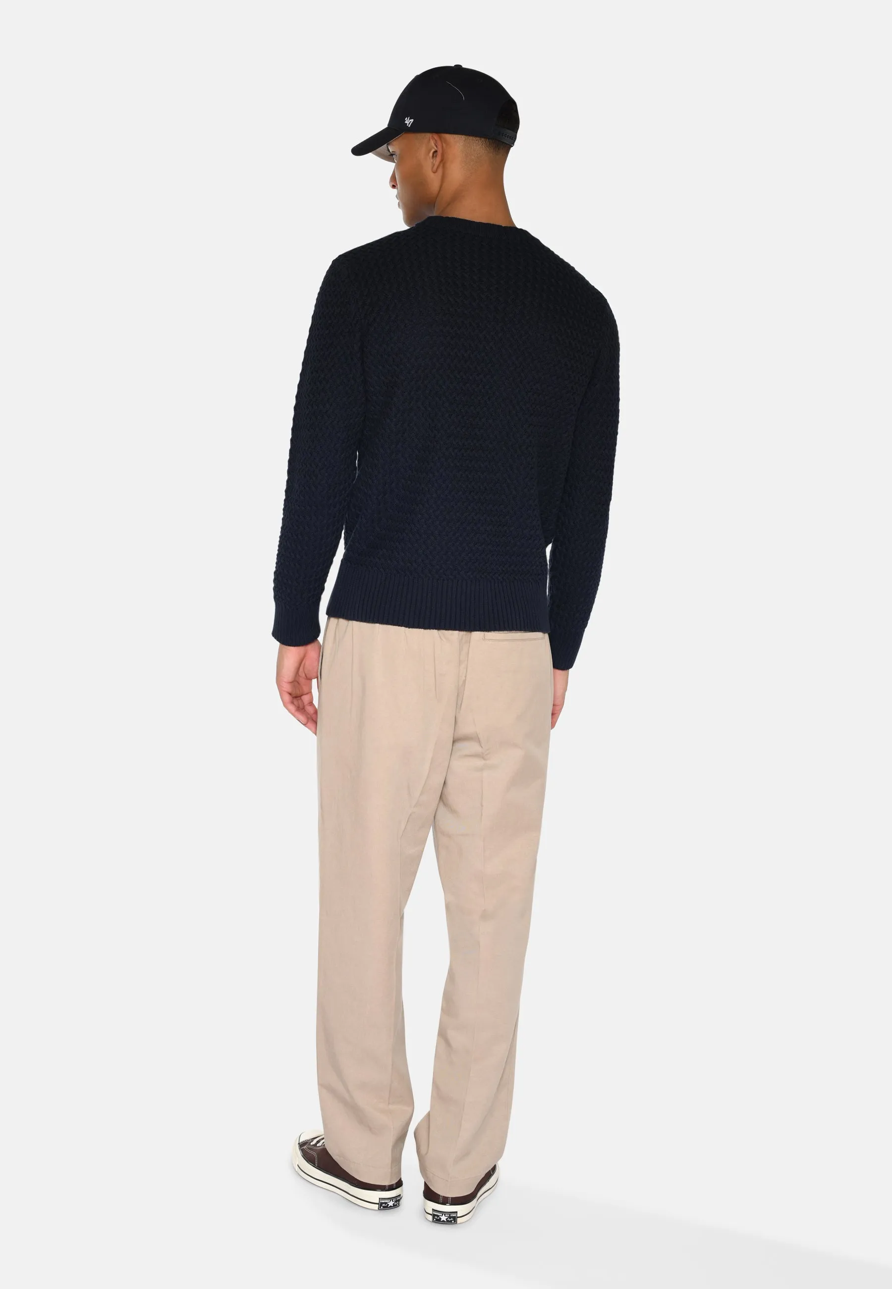 Roland knitted jumper 4123 - Sky Captain