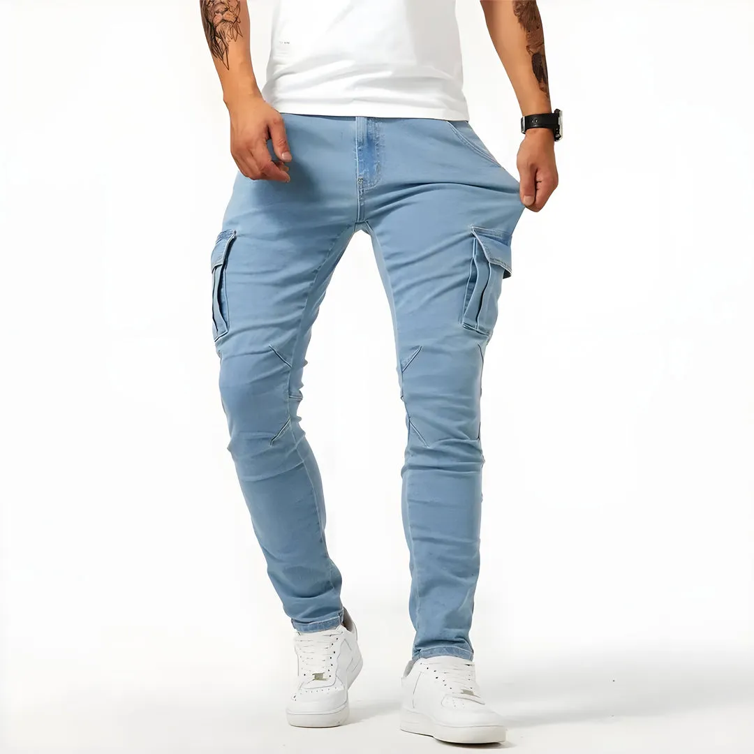 Roma - Men's Trendy Slim-Fit Cargo