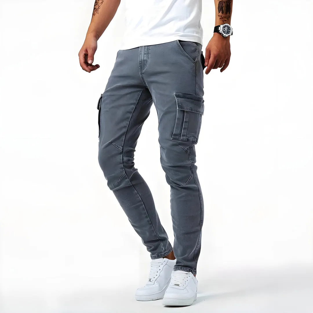 Roma - Men's Trendy Slim-Fit Cargo