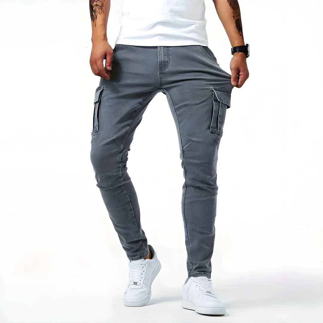 Roma - Men's Trendy Slim-Fit Cargo