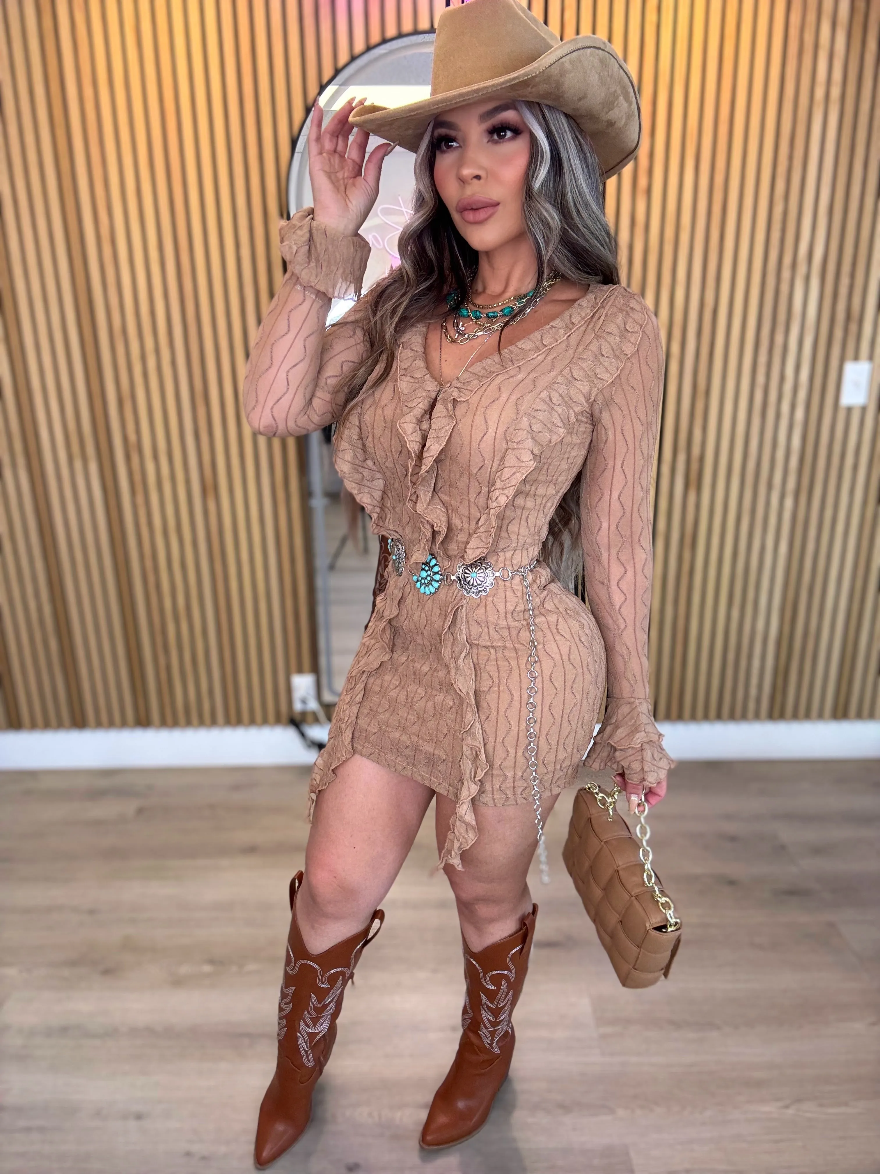 Roselynn Dress (Beige)