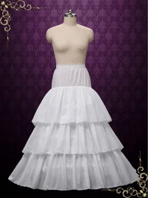Roycebridal Fitted A-line Petticoat with Metal Hoops | PT1006