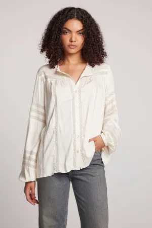 Rozina Starry White Blouse