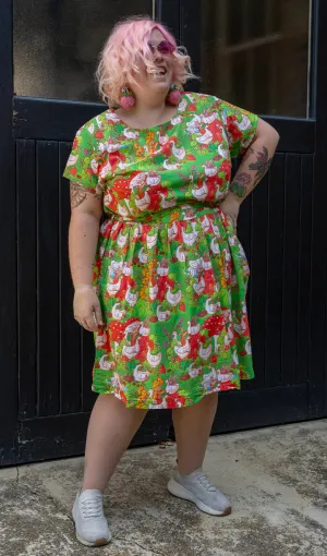 Run & Fly x The Mushroom Babes In The Geese Garden Tea Dress