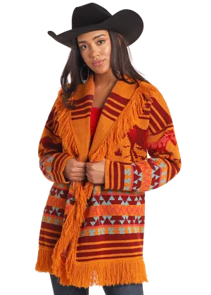Running Horses Cardigan