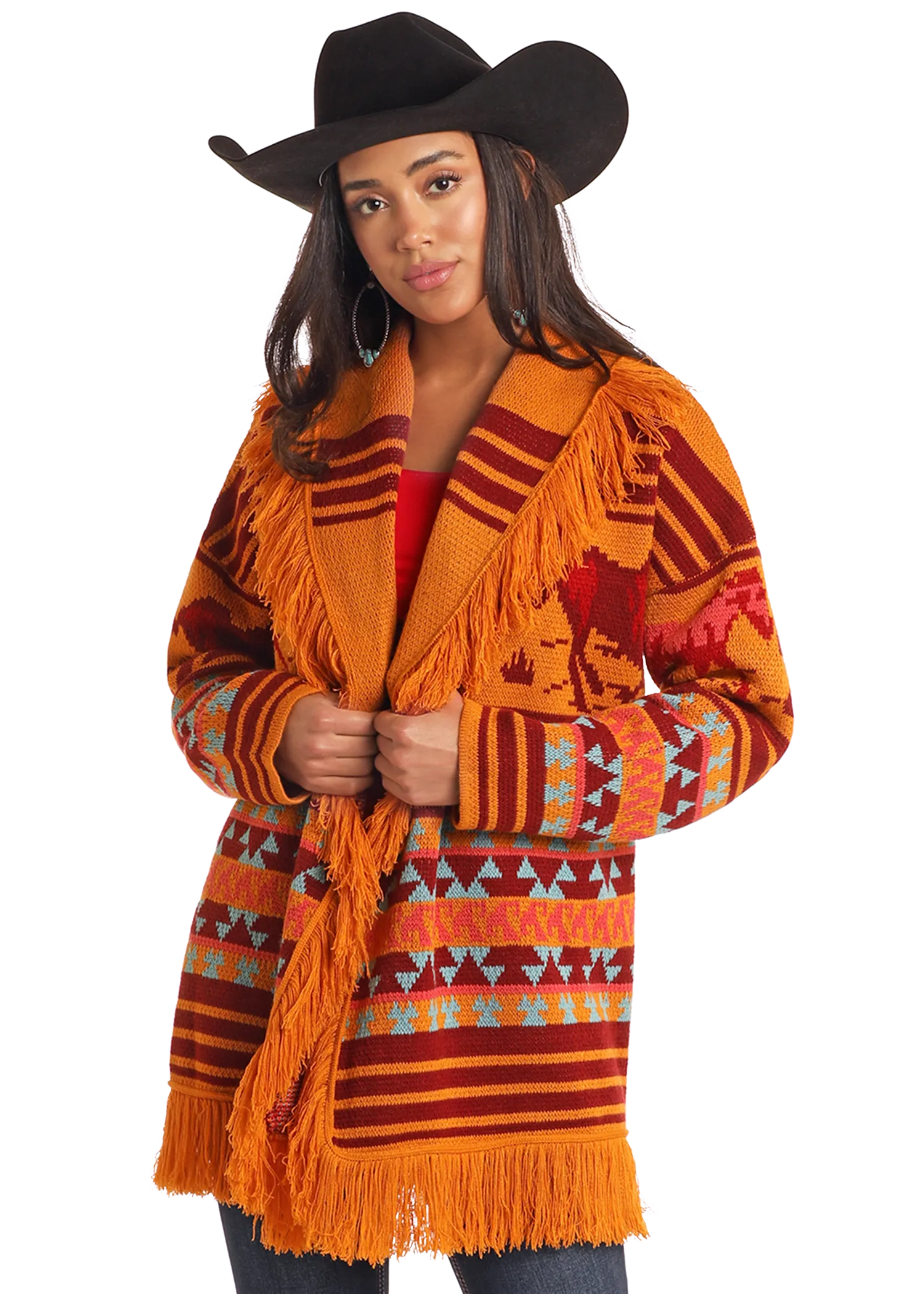 Running Horses Cardigan