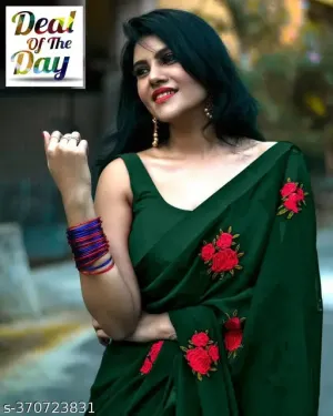 Saree Silk Saree  Puff Sleeve Blouses  Chikankari Kurtis  Designer Lehenga  Sharara  Phulkari Dupatta  Petticoats  Abaya  Black Kurta  Velvet Shawls  Blouse Piece  Kurti Fabric  Designer Suits  green saree  bottel green dark green saree