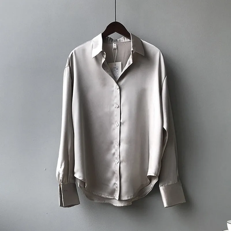 Satin Silk Vintage Shirt