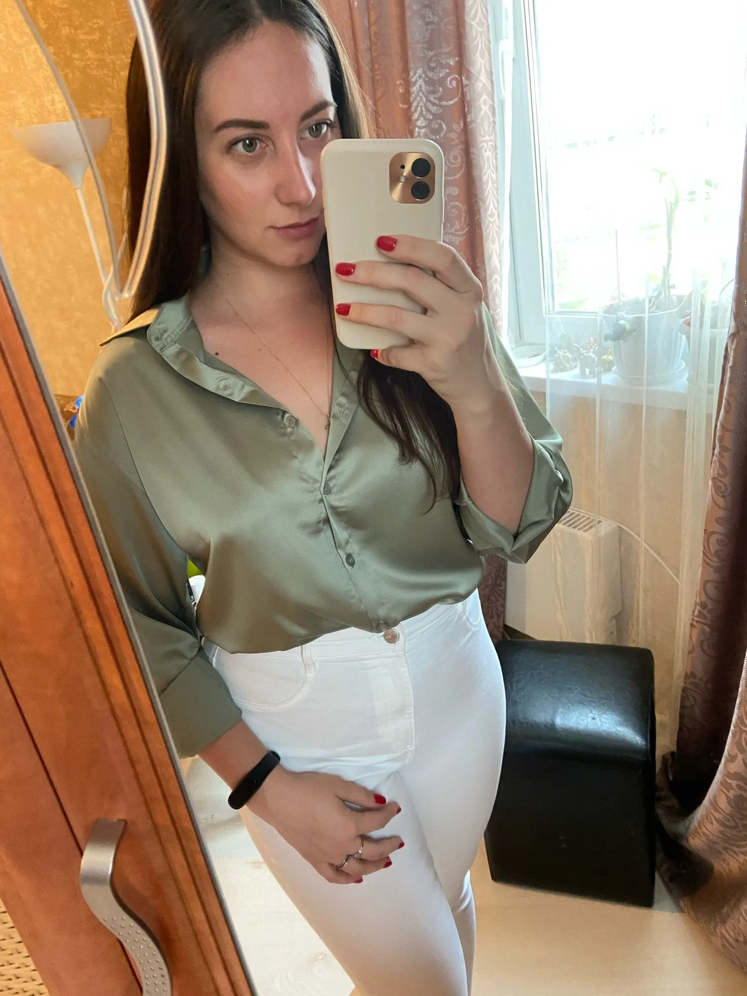 Satin Silk Vintage Shirt
