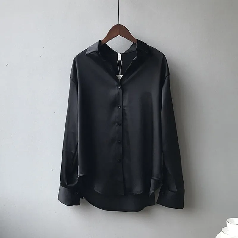 Satin Silk Vintage Shirt