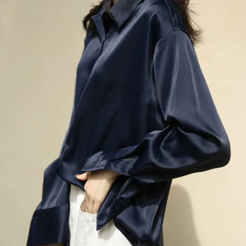 Satin Silk Vintage Shirt