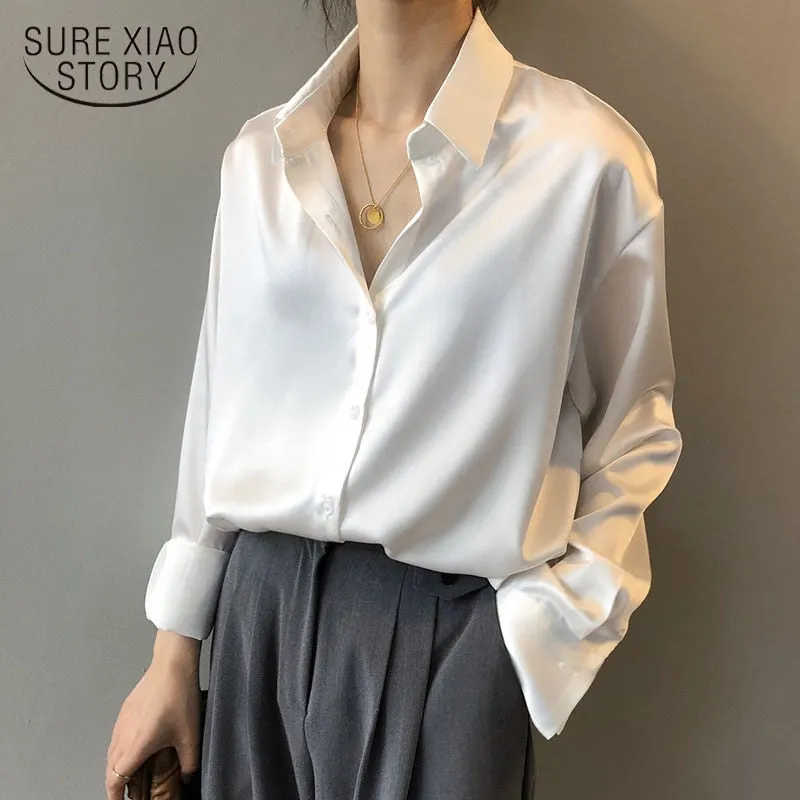 Satin Silk Vintage Shirt