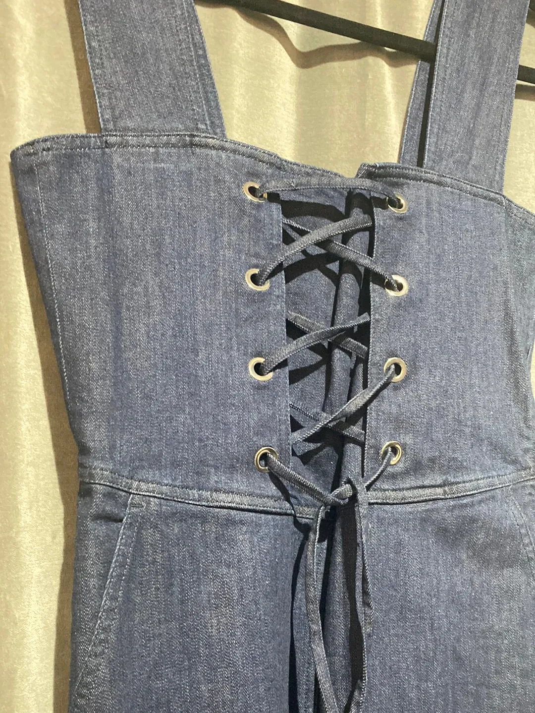SeebyChloe Sleeveless Denim Dress