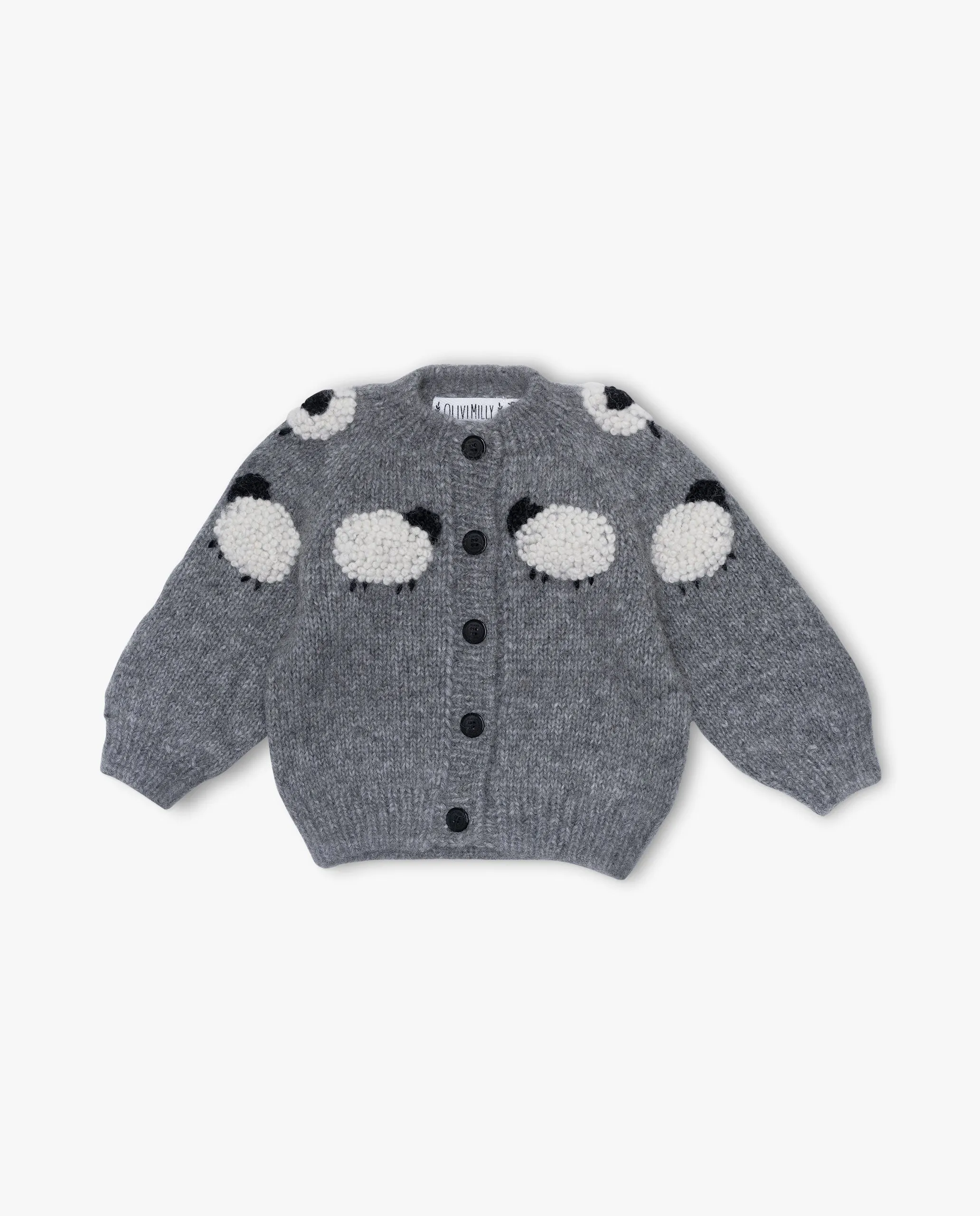 Sheeps cardigan | Dark grey