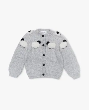 Sheeps cardigan | Light grey