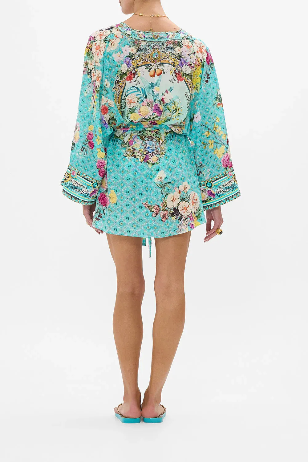 Short Kimono Wrap - Gardens of Queluz