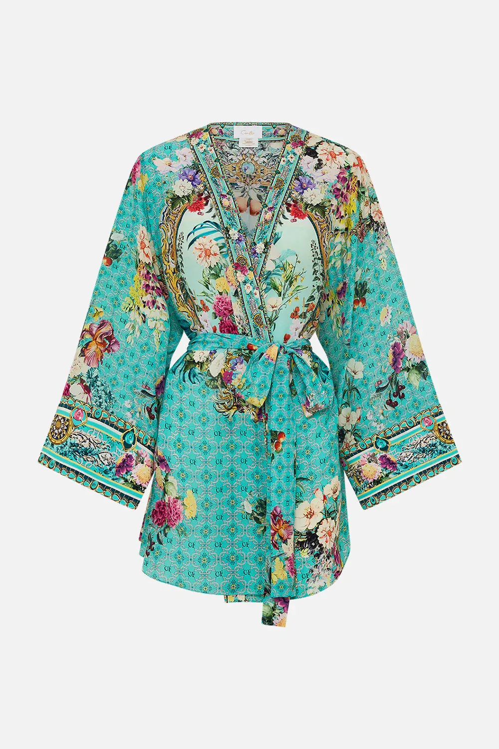 Short Kimono Wrap - Gardens of Queluz