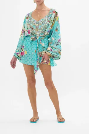 Short Kimono Wrap - Gardens of Queluz