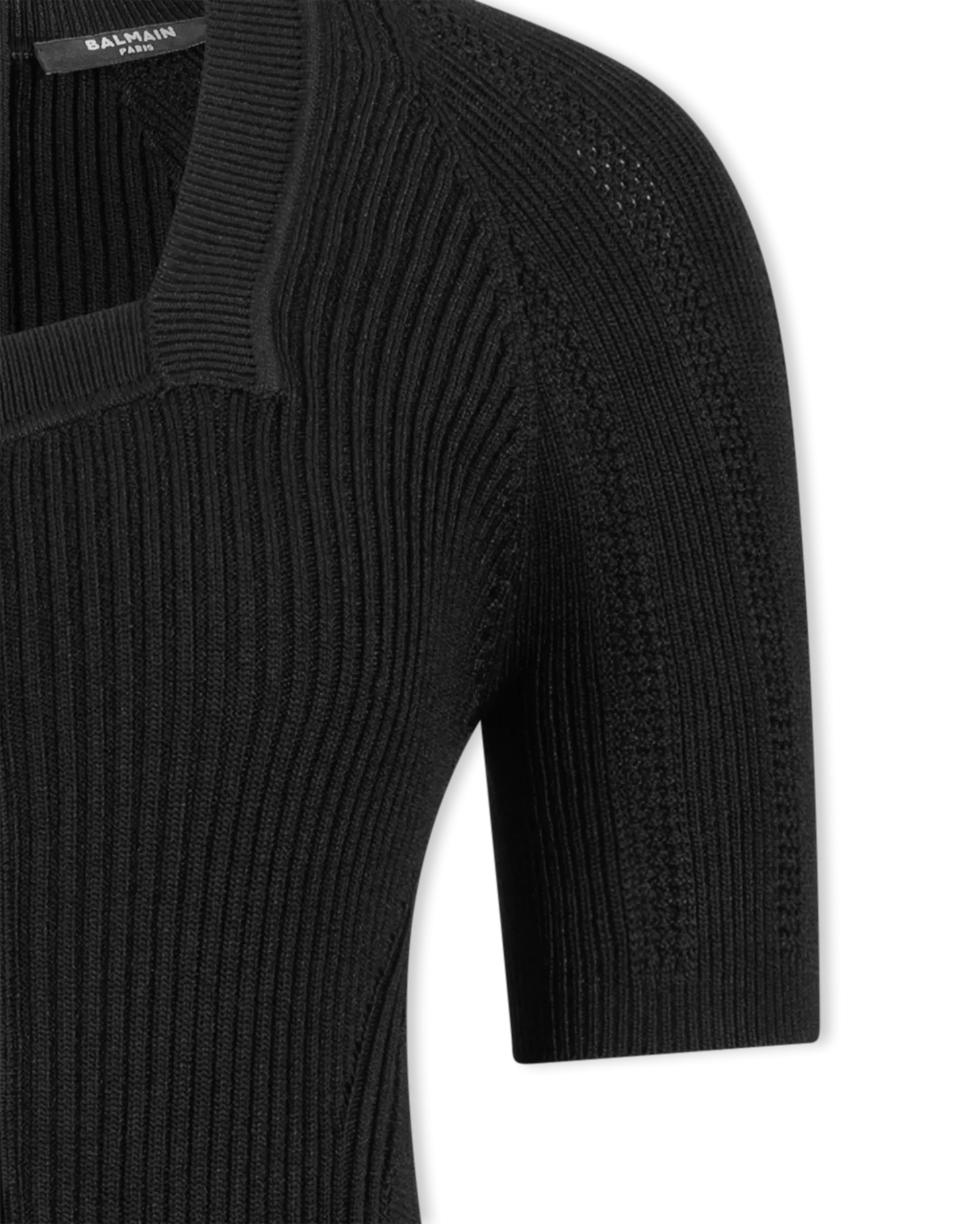 Short Sleeve Ribbed Knit Midi Dress