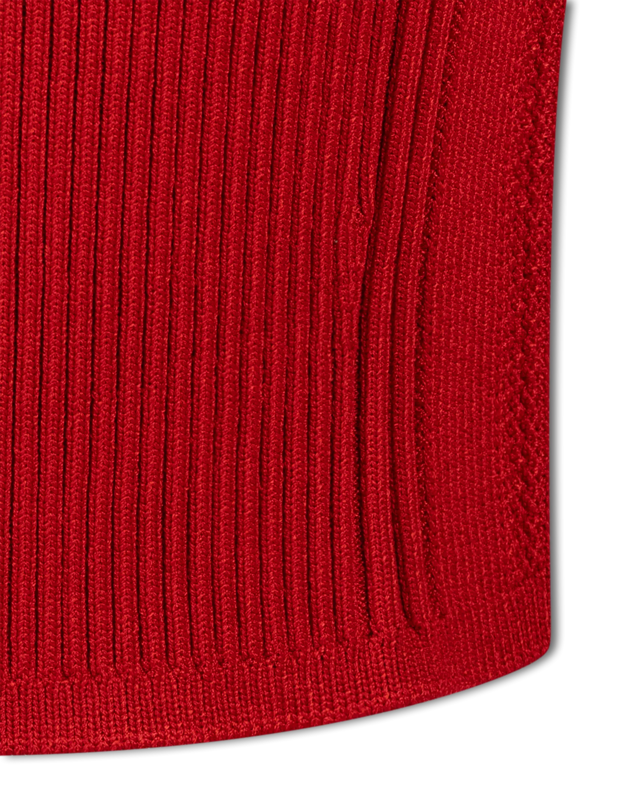 Short Sleeve Ribbed Knit Midi Dress