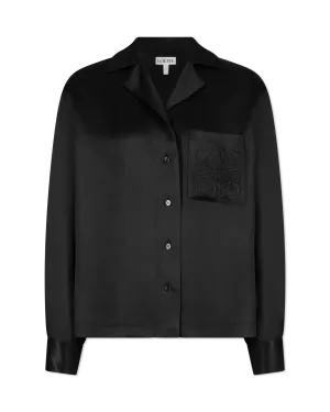 Silk Anagram Pyjama Blouse