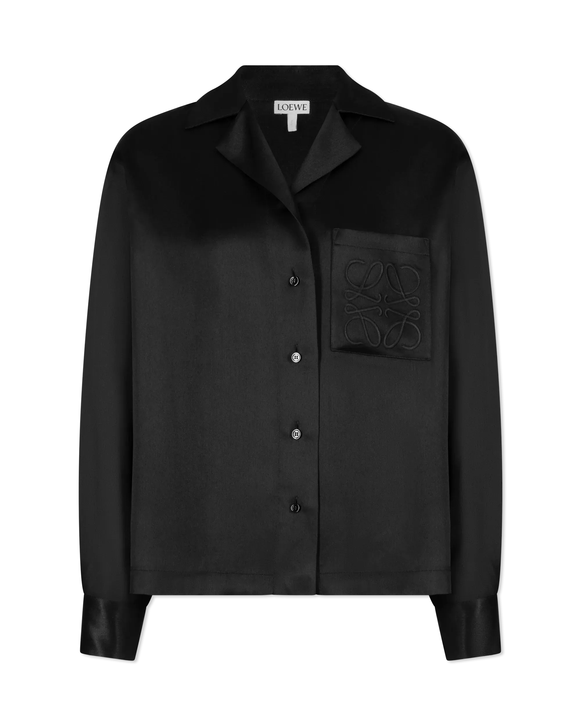 Silk Anagram Pyjama Blouse