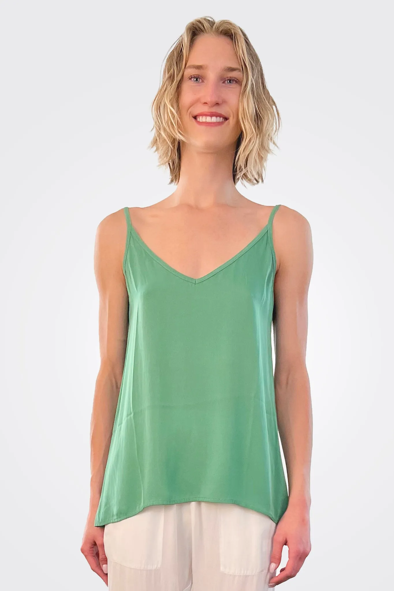 Silk Cami - Grass