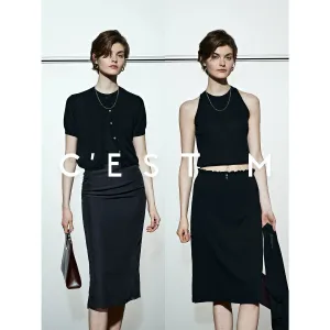 Silk Cashmere Knitted Ensemble