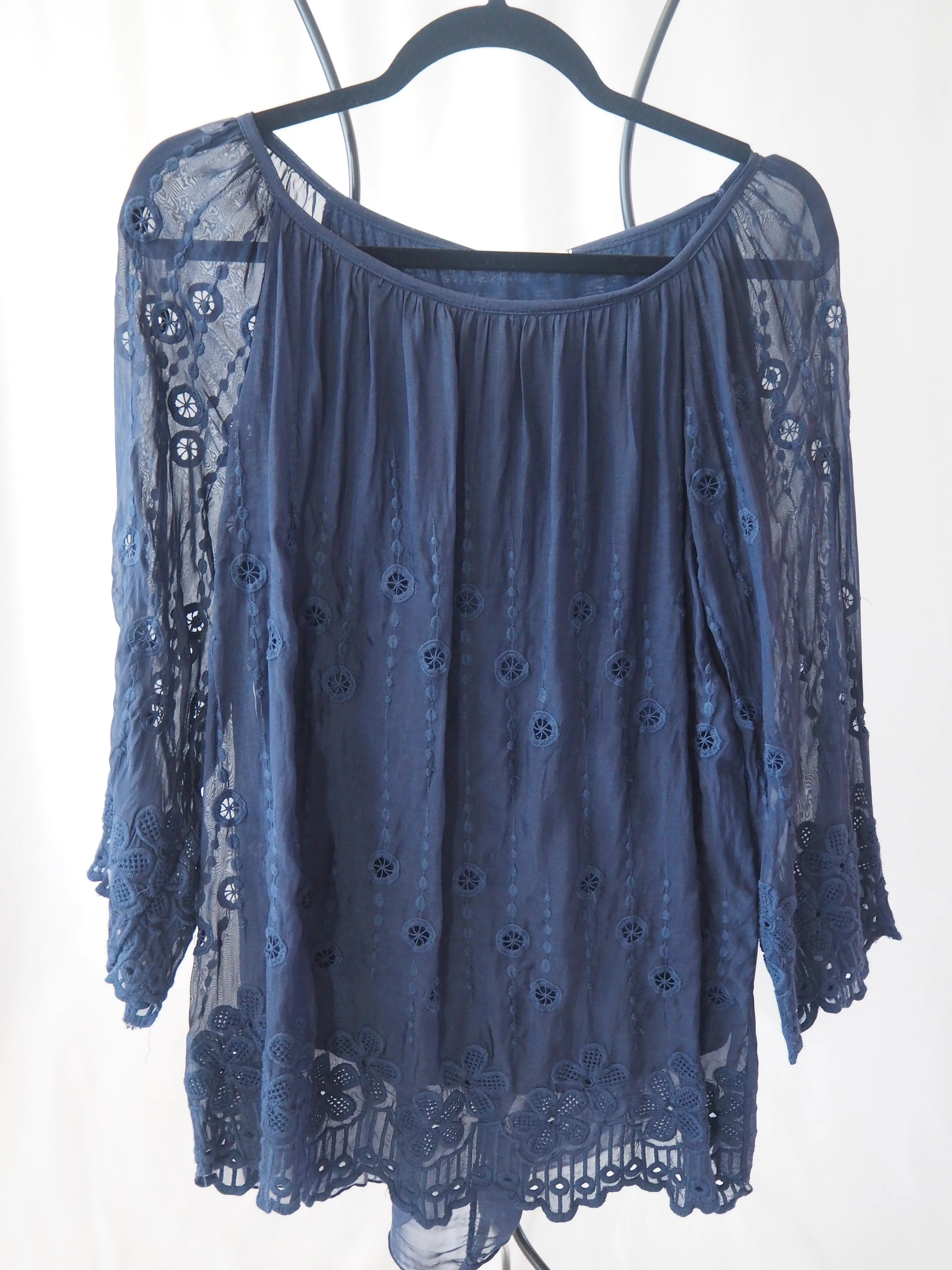 Silk Embroidered Blouse