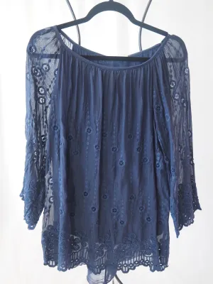 Silk Embroidered Blouse