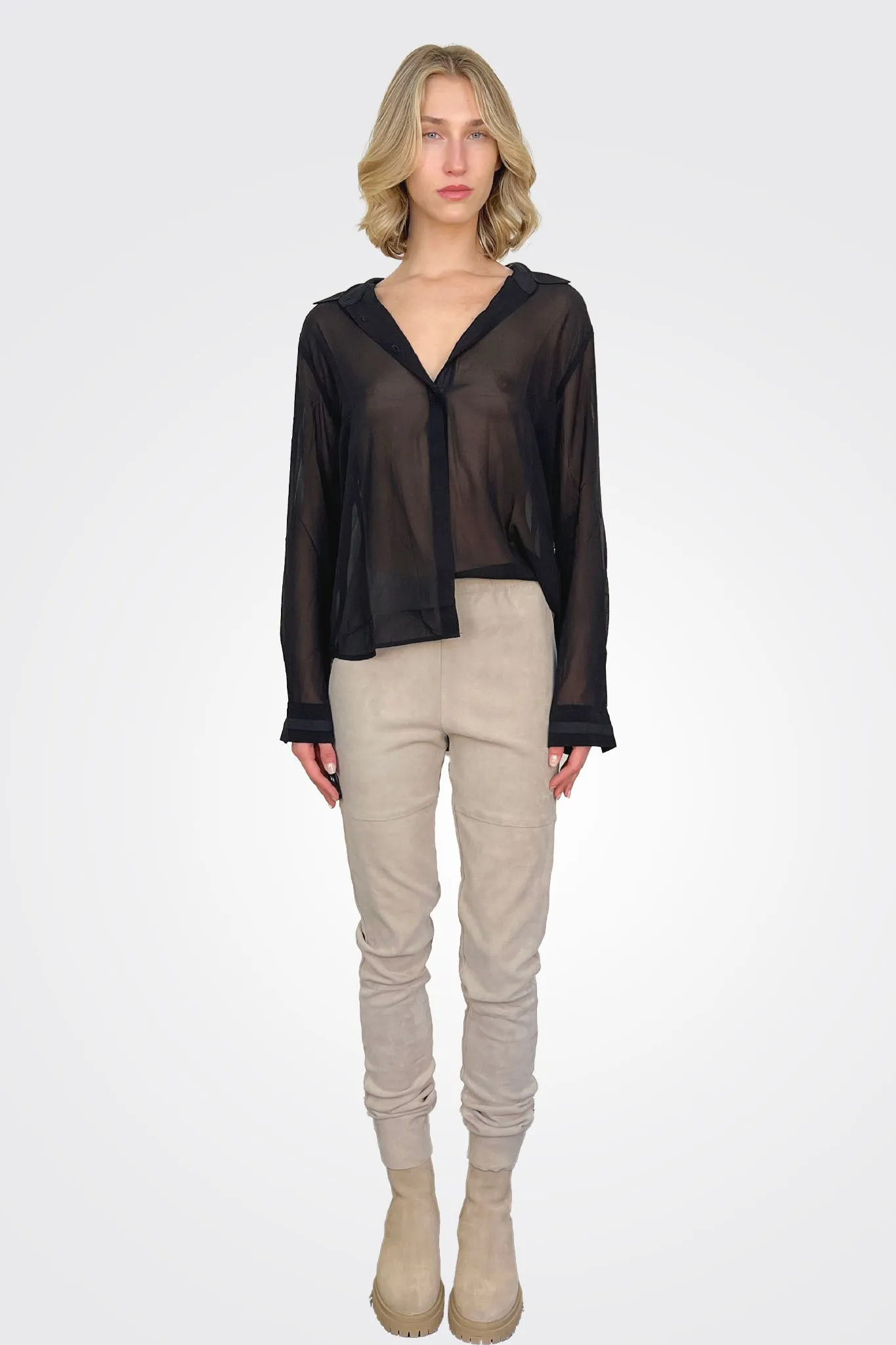 Silk Shirt - Black