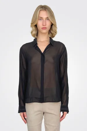 Silk Shirt - Black