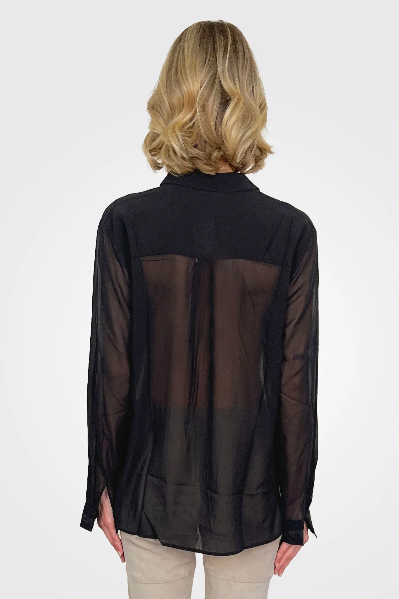 Silk Shirt - Black