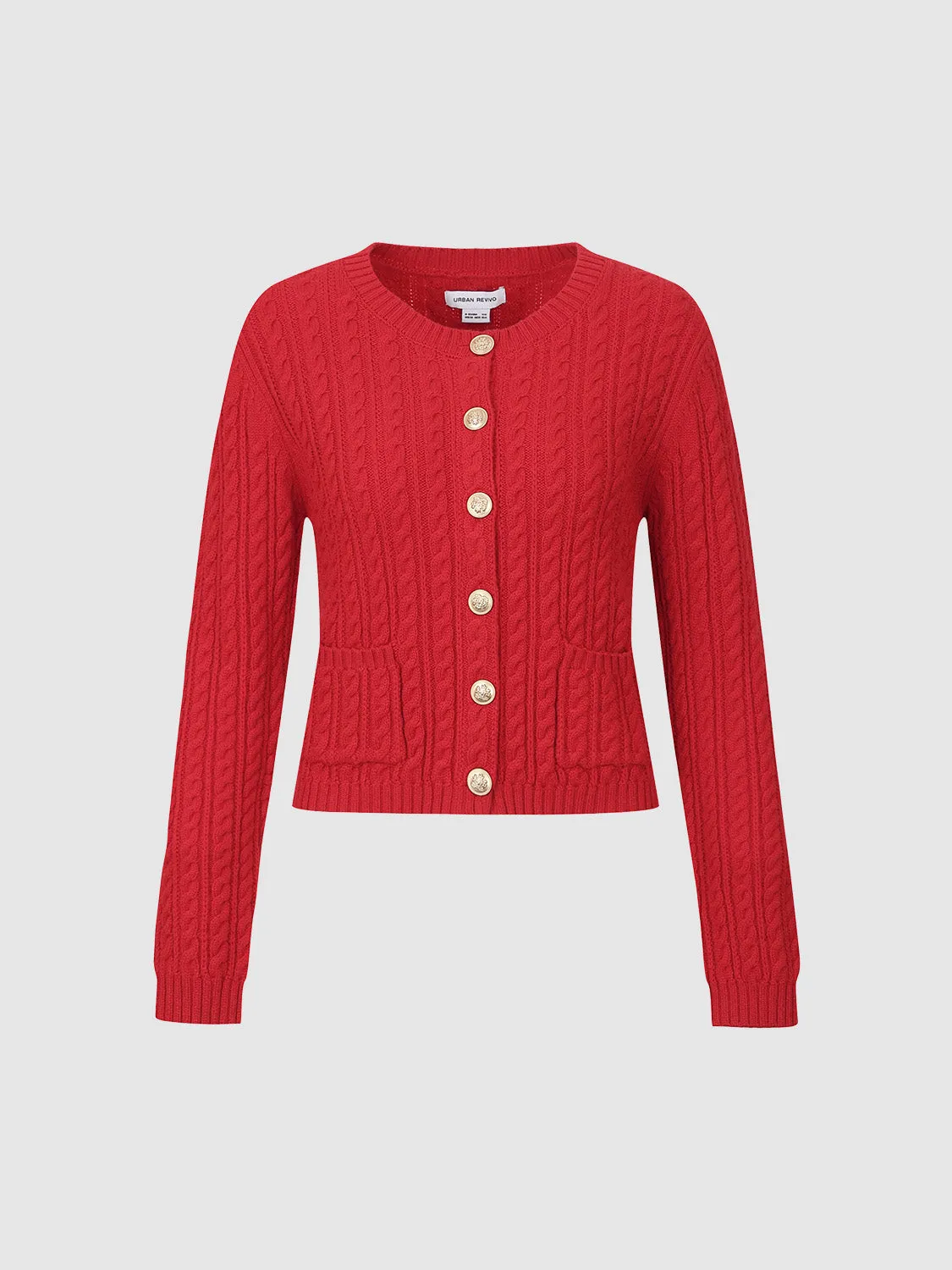 Skinny Button Up Knitted Cardigans