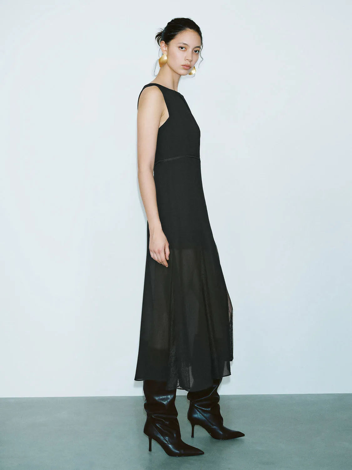 Sleeveless A-Line Dresses