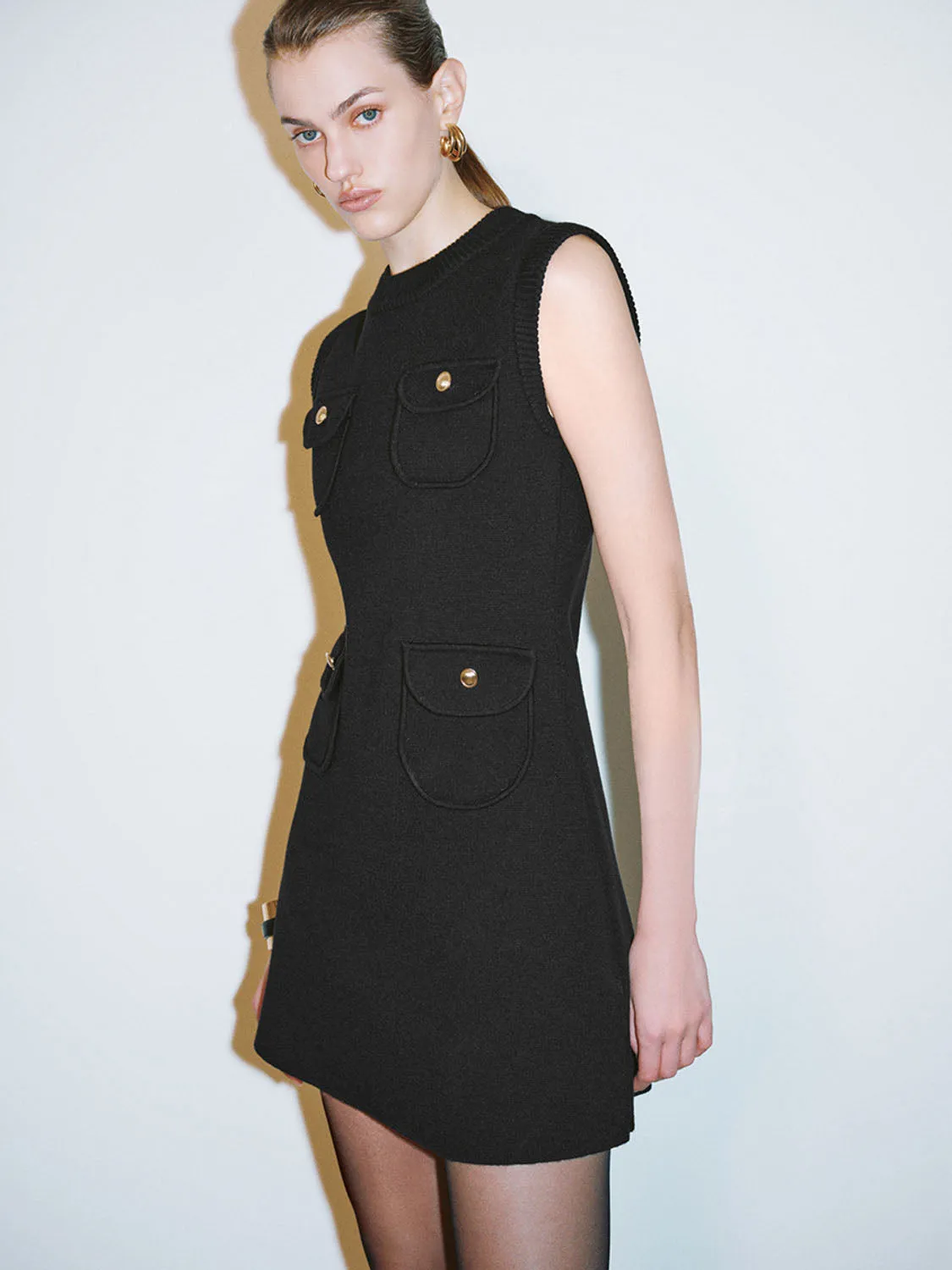 Sleeveless Knitted Dresses