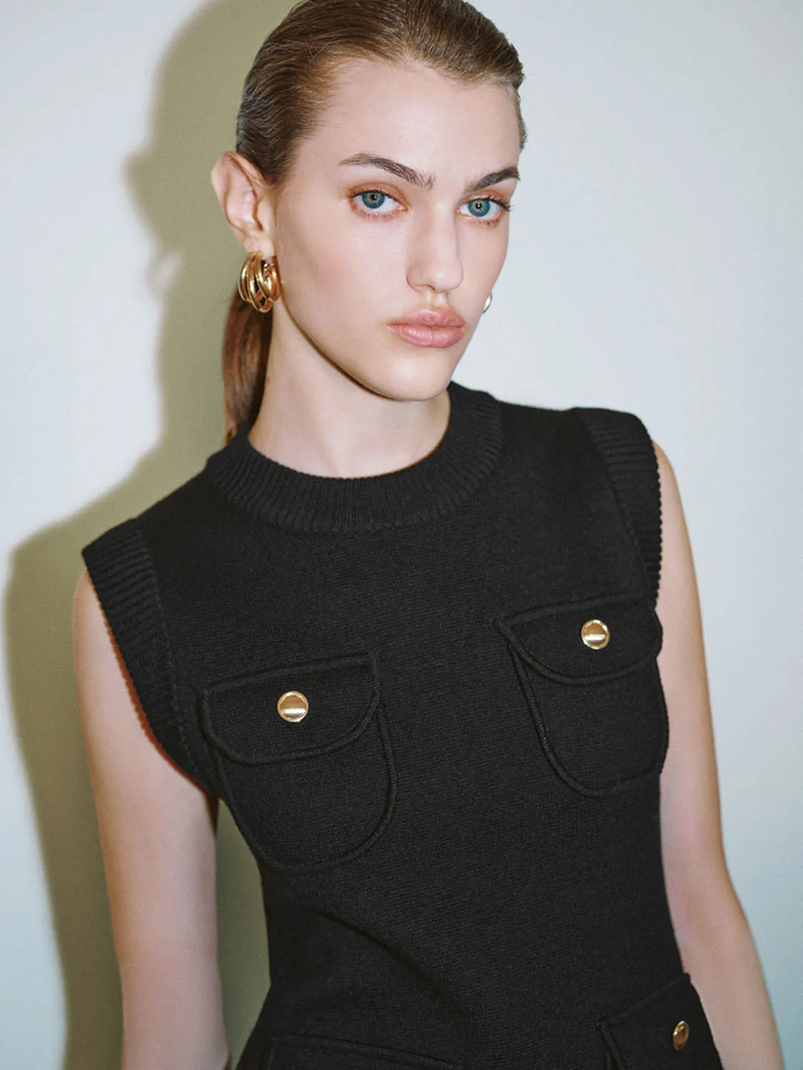 Sleeveless Knitted Dresses